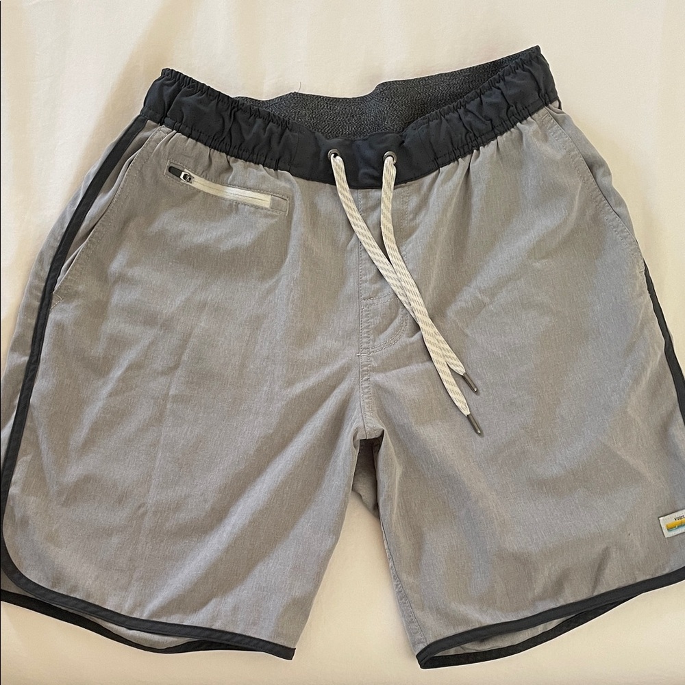 Vuori Light Gray and Dark Gray Shorts
